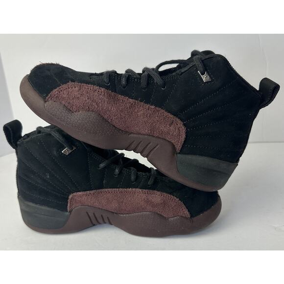 Nike A Ma Maniére x Air Jordan 12 Retro SP PS 'Black' FB2686-001 Size 1Y 2023 - Picture 5 of 8